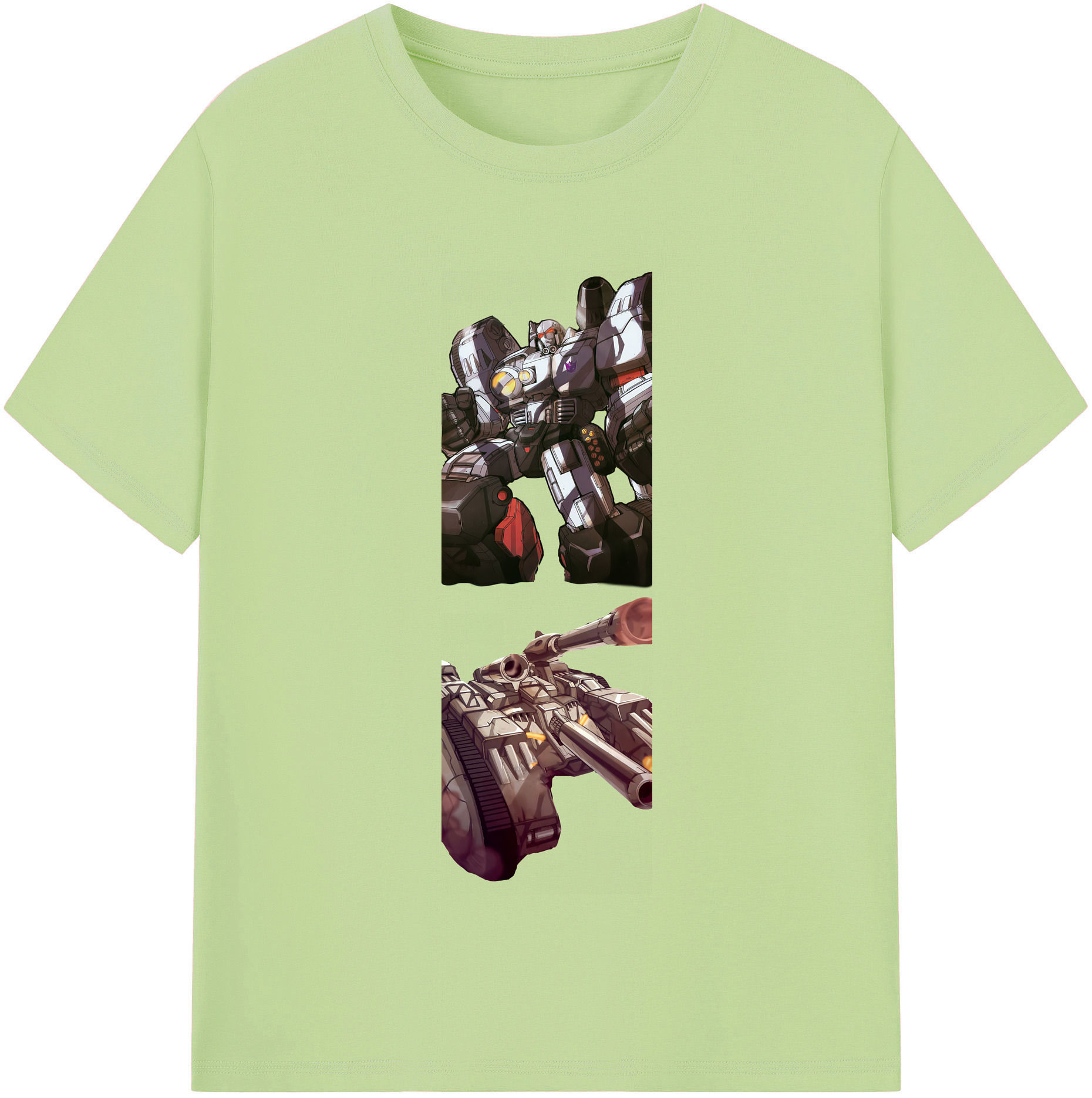 （画像用） Transformers トランスフォーマー 綿100％半袖Tシャツ（フロントプリント）